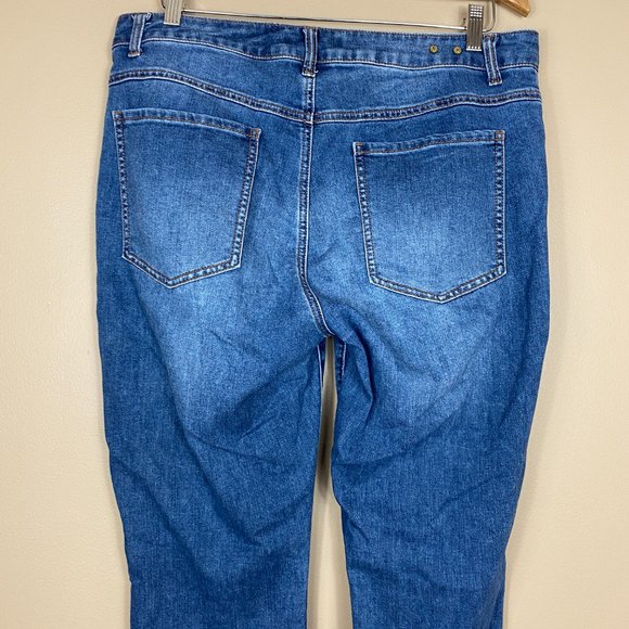 CAbi Deconstructed Curvy Skinny Jeans - Size 14 - High Rise, Denim, #5091 - Picture 5 of 11